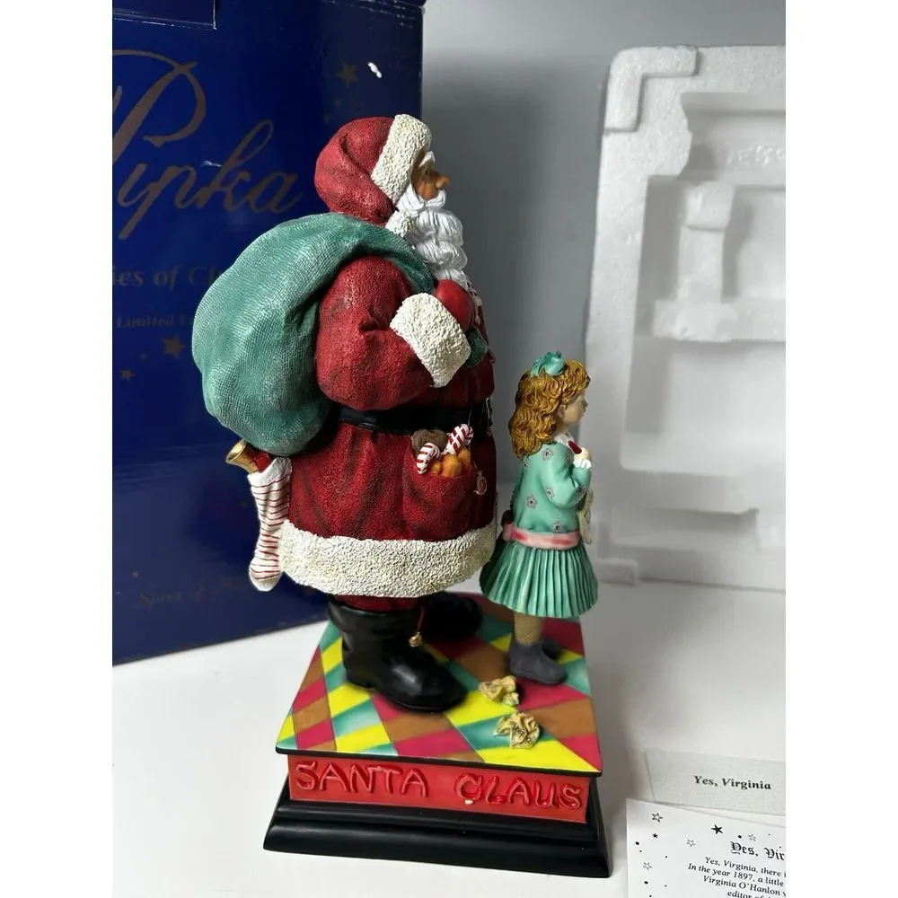 Vintage Pipka Memories of Christmas - Yes, Virginia Santa Claus 11